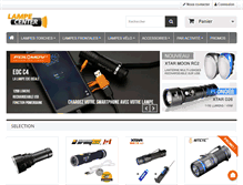Tablet Screenshot of lampe-center.com